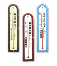 Термометры наружные на металлическом и пластмассовом основании Стеклоприбор